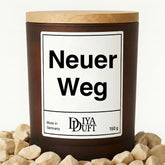 Neuer Weg Kerze schwarz