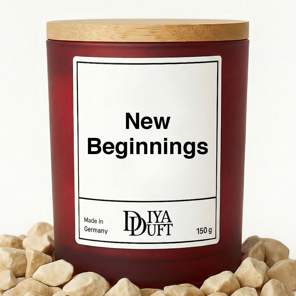 New Beginnings Kerze schwarz