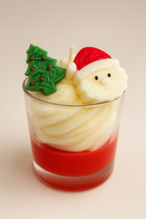 Weihnachtliches Dessertglas „Santa Delight“