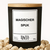 Halloween-Kerze „Magischer Spuk“, 150 ml, Schwarz – DiyaDuft