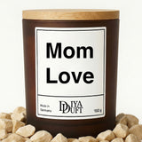 Mom Love Kerze schwarz