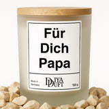 Für Dich Papa Kerze weiss