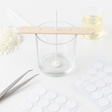 Dochtaufkleber – Selbstklebende Klebepads für Kerzenherstellung