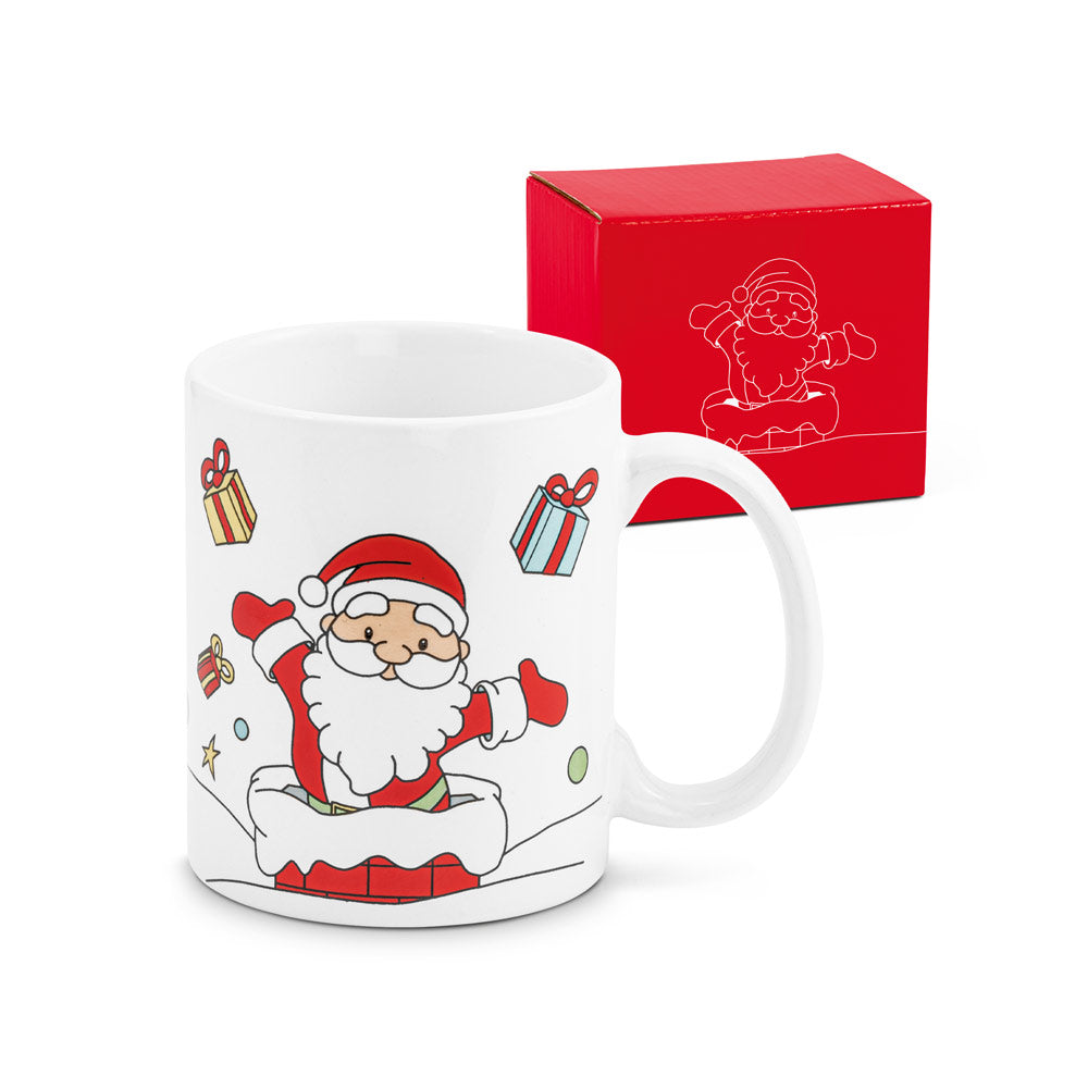 Keramiktasse mit Weihnachtsmotiv (350 mL)