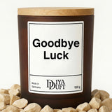 Goodbye Luck Kerze schwarz