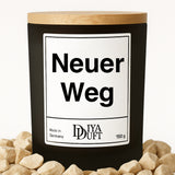 Neuer Weg Kerze schwarz