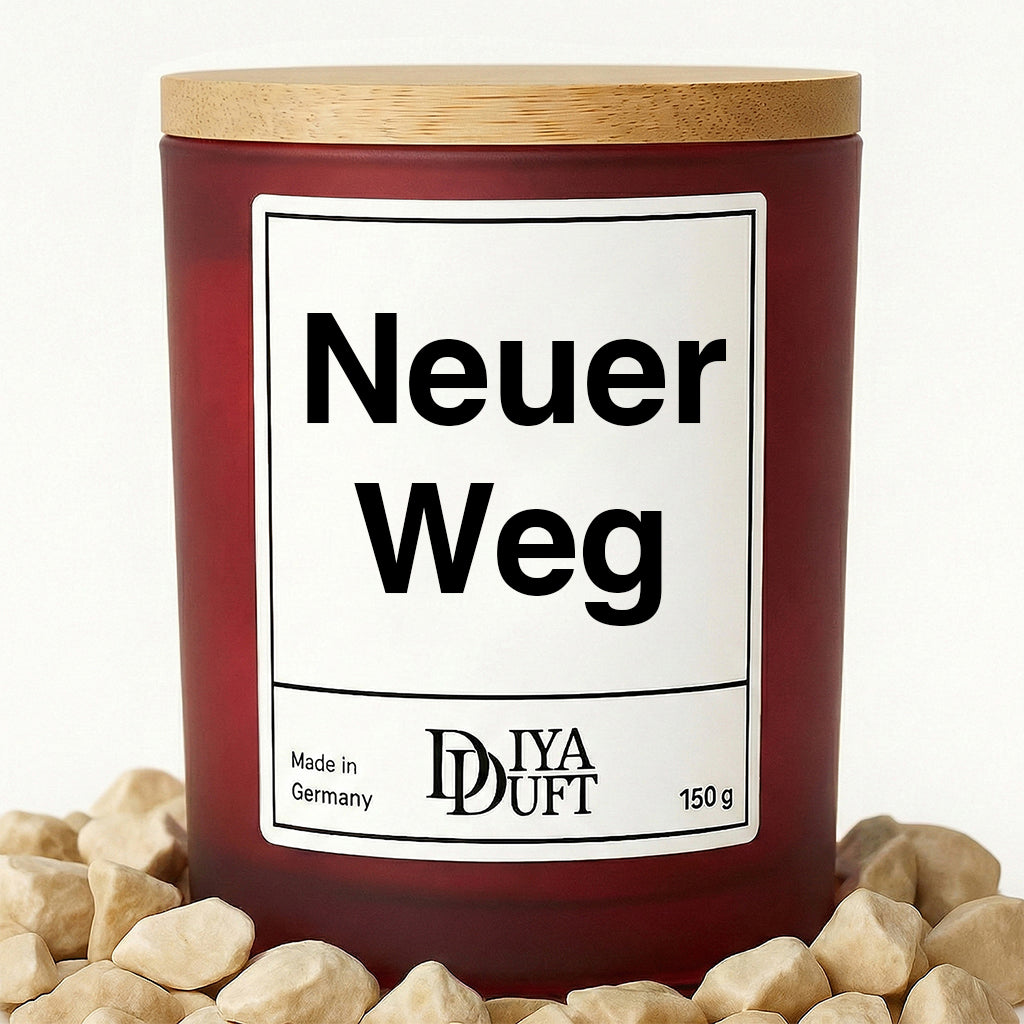 Neuer Weg Kerze schwarz