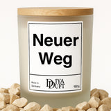 Neuer Weg Kerze schwarz