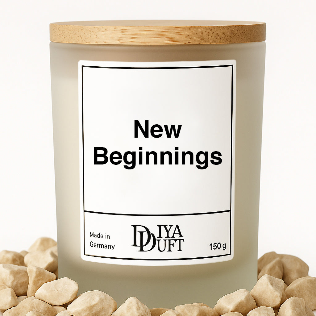 New Beginnings Kerze schwarz
