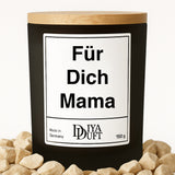 Für Dich Mama Kerze schwarz