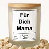 Für Dich Mama Kerze schwarz