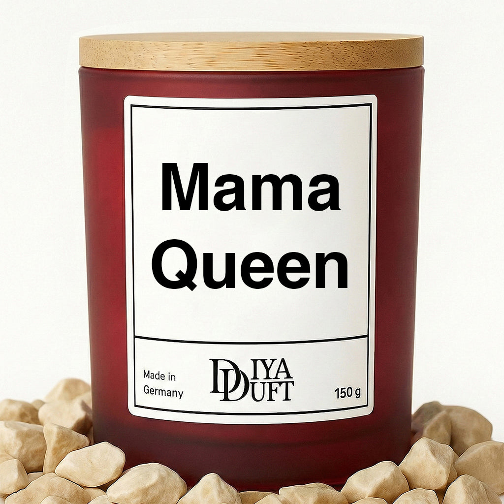 Mama Queen Kerze schwarz