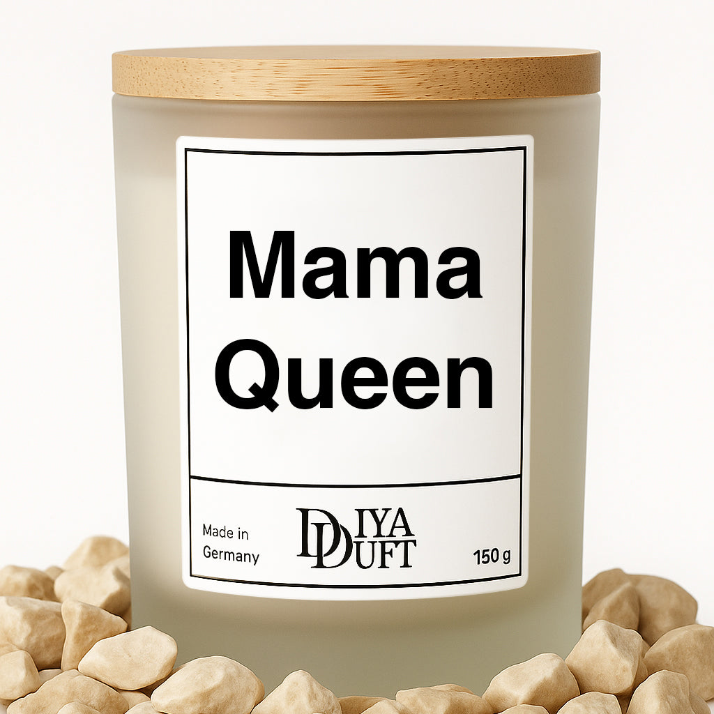 Mama Queen Kerze schwarz