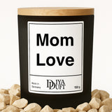 Mom Love Kerze schwarz