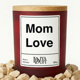 Mom Love Kerze schwarz