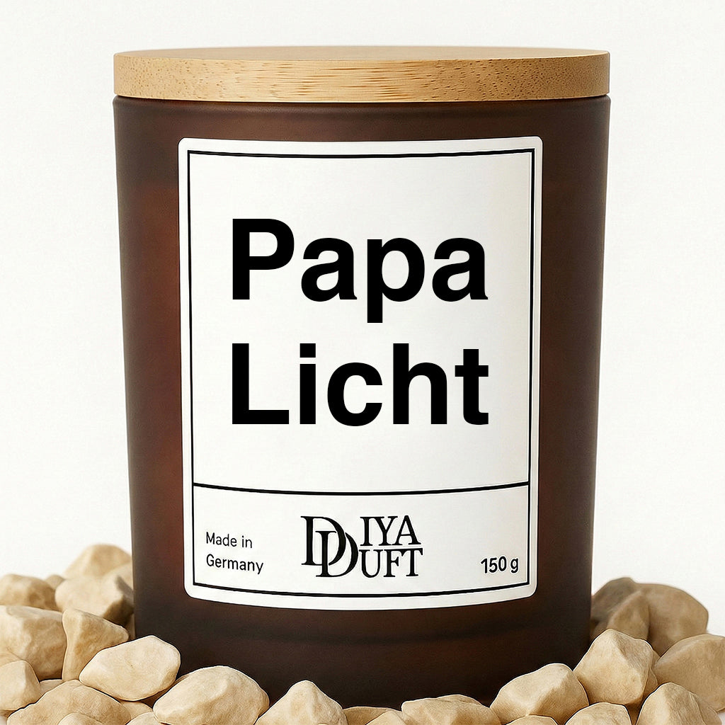 Papa Licht Kerze bernstein